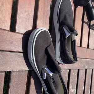 Black slip on vans
